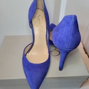 Jessica Simpson Blue Heels
